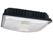 NaturaLED 9418 FX10SCM42/840/BK Dimmable 42 Watt 4000K LED Canopy Fixture, 175 Watt Equivalent