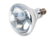 Satco Products, Inc. S4885 250R40/1/TF SHATTER CLEAR Satco 250W R40 Clear Shatter-Proof  Incandescent Heat Lamp WARNING: THIS BULB IS NOT TO BE USED NEAR LIVE BRIDS